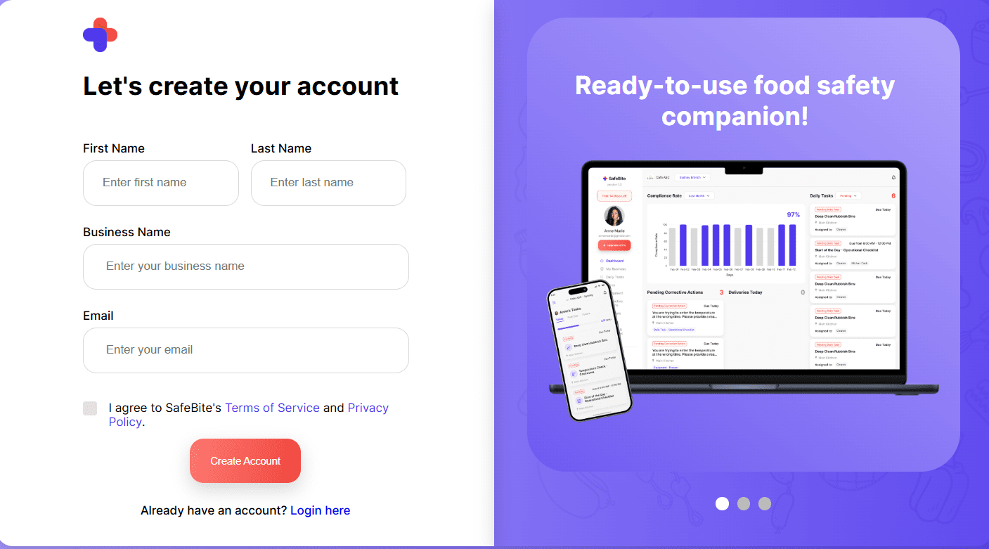 Mobile App Development for Food Safety Management