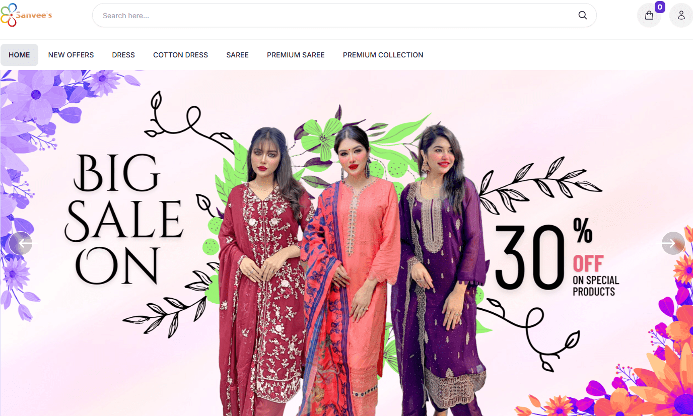Fashion Based WordPress Website